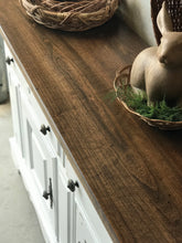 Load image into Gallery viewer, Pretty Farmhouse Buffet Cabinet or TV Stand