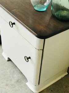 Adorable Art Deco Single Nightstand Cabinet