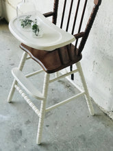 Load image into Gallery viewer, Darling Vintage Farmhouse Highchair