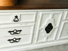 Load image into Gallery viewer, Perfect Vintage Farmhouse Dresser, Buffet, or TV Stand