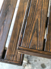 Load image into Gallery viewer, AVAILABLE @Twin Rivers Local Vintage Solid Wood Farmhouse Table &amp; Two Benches