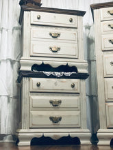 Load image into Gallery viewer, Beautiful Tall Boy Chest of Drawers and Nightstand Set