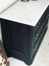 Load image into Gallery viewer, Classy Antique Marble Top Chest of Drawers