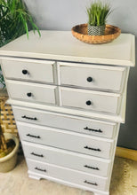 Load image into Gallery viewer, Modern Farmhouse Tall Chest of Drawers