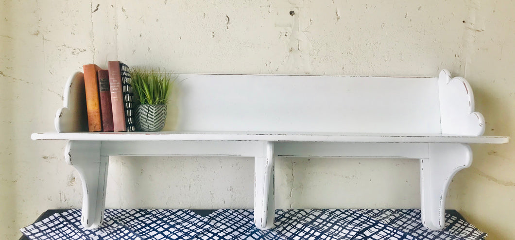 Large Vintage Farmhouse Shelf