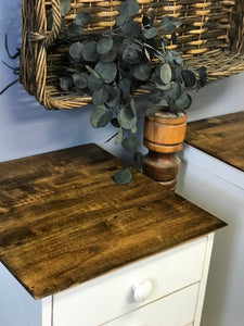 Perfect farmhouse side table file drawers (2)