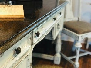 Perfect Vintage Desk & Antique Chair