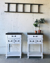 Load image into Gallery viewer, Perfect Rustic Farmhouse Nightstand Set