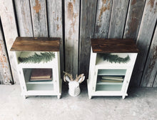 Load image into Gallery viewer, Pretty Farmhouse Cabinet Nightstands or End Tables