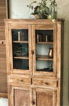 Load image into Gallery viewer, Beautiful Vintage Wood Display Cabinet