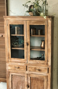 Beautiful Vintage Wood Display Cabinet