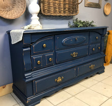 Load image into Gallery viewer, Country Style Vintage Long Dresser or Buffet