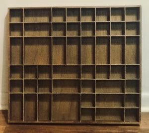 Wood Cubby Display