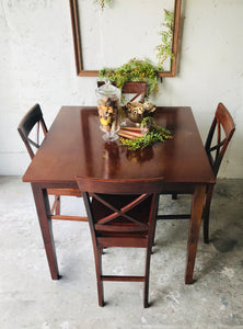Modern Farmhouse High Top Table & Chairs
