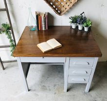 Load image into Gallery viewer, Charming Vintage Farmhouse Desk