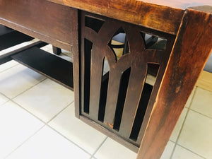 Amazing Vintage Tiger Oak Desk & Chair