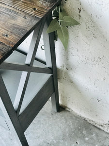 Beautiful Farmhouse Entryway Table or Coffee Bar