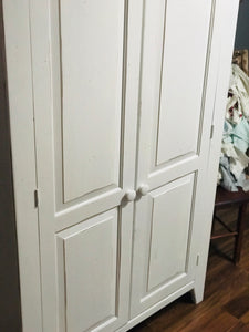 Charming Solid Wood Linen Cabinet