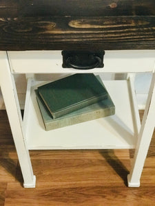 Perfect Farmhouse Nightstand or End Table Set