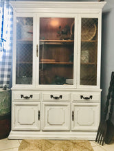 Load image into Gallery viewer, Beautiful Vintage Lighted China Cabinet