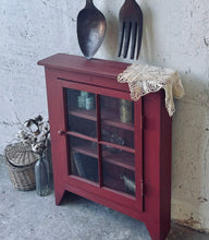 Load image into Gallery viewer, Primitive Accent Display Cabinet