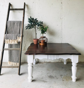 Beautiful Farmhouse Square Coffee Table