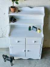 Load image into Gallery viewer, Adorable Vintage Mini Farmhouse Hutch