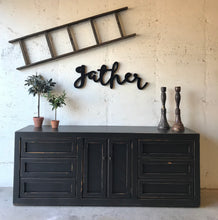 Load image into Gallery viewer, Stunning Large Vintage Buffet or TV Stand