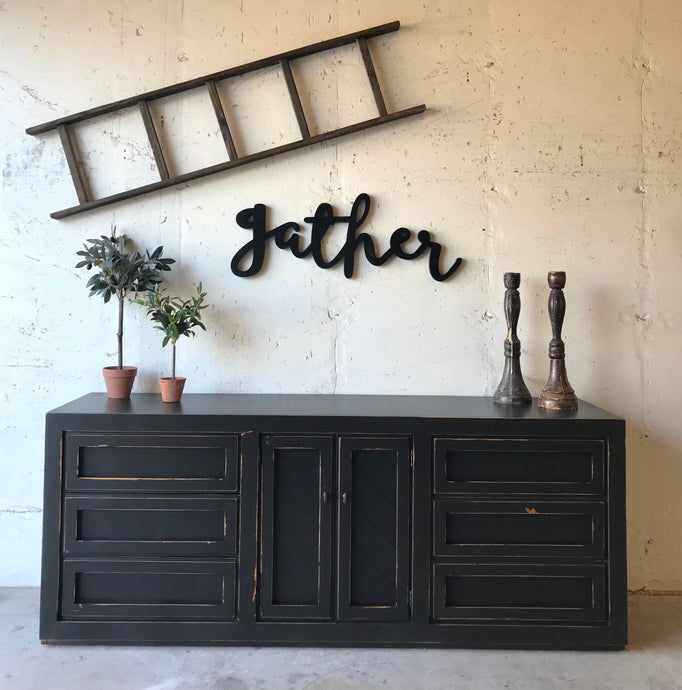 Stunning Large Vintage Buffet or TV Stand