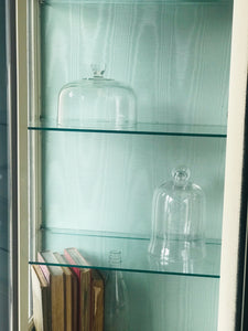 Classy Vintage Black China Cabinet