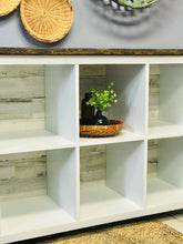 Load image into Gallery viewer, Beautiful Coastal Rolling Cubby or TV Stand