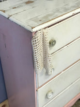 Load image into Gallery viewer, Shabby Chic Vintage Chest of Drawers