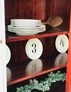 Classy Large Vintage Farmhouse China Cabinet