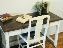 Load image into Gallery viewer, Adorable Farmhouse Desk &amp; Chair