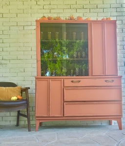 Mid Century Modern China Hutch