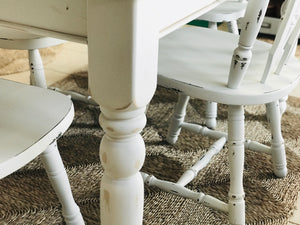 Perfect Rustic Farmhouse Table & Chairs