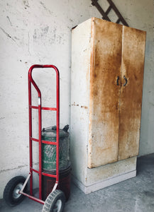 Awesome Rusty Industrial Metal Storage Cabinet