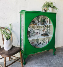 Load image into Gallery viewer, Unique Art Deco Curio Cabinet