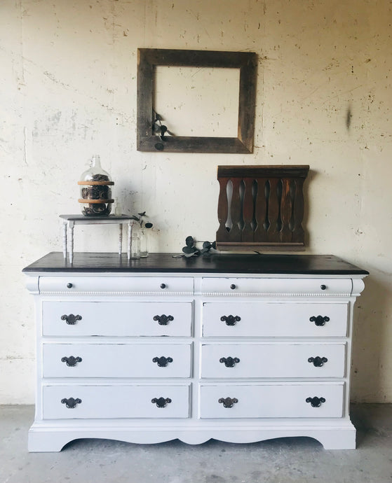 Modern Farmhouse Long Dresser or Buffet