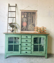 Load image into Gallery viewer, Stunning Turquoise TV Console Cabinet or Buffet