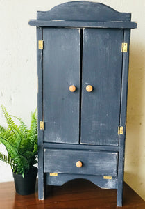 Adorable mini doll armoire