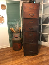Load image into Gallery viewer, Amazing Solid Oak “Weis” File Cabinet