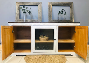 Beautiful Farmhouse TV Stand Cabinet