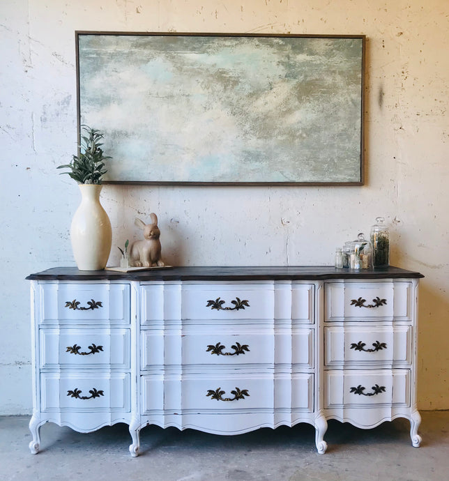 Gorgeous Large Vintage Farmhouse Buffet, TV Stand, or Dresser