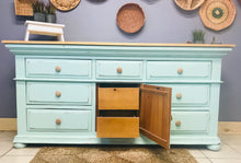 Load image into Gallery viewer, Bright &amp; Cheery Mint Buffet or TV Stand