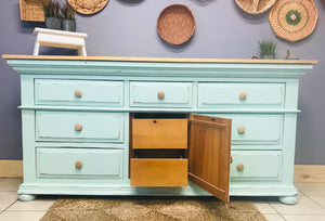 Bright & Cheery Mint Buffet or TV Stand