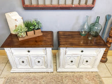 Load image into Gallery viewer, Stunning Ornate Vintage Nightstand Set (2)