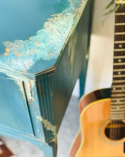 Load image into Gallery viewer, Pretty Patina Painted Antique Buffet