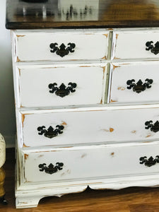 Solid wood Farmhouse Long Dresser with 11 Drawers