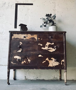 Absolutely Amazing Rare All Metal Rolling Dresser